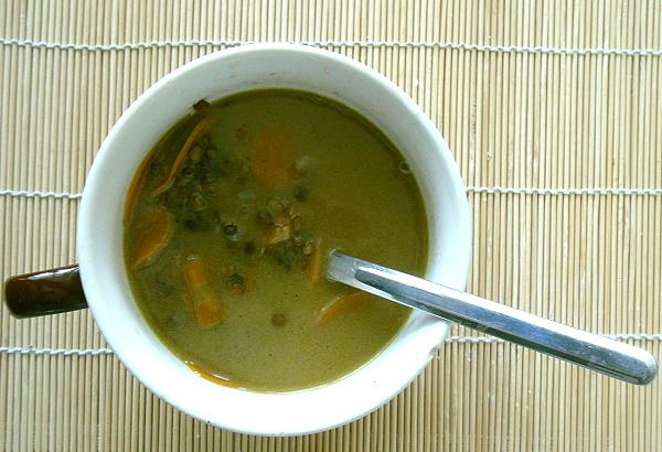 miso-linsen-Suppe